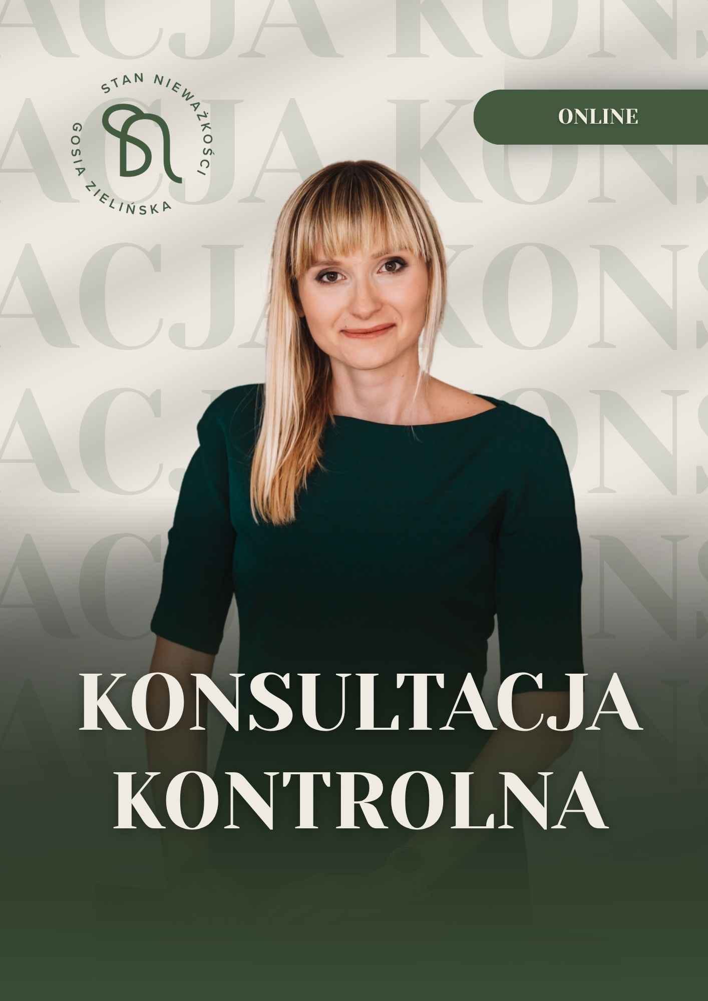 Gosia Zielińska – Pojedyncza konsultacja kontrolna